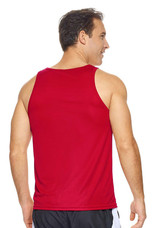 Expert Brand Wholesale Men's DriMax Endurance Tank AI827 Red image 3#red