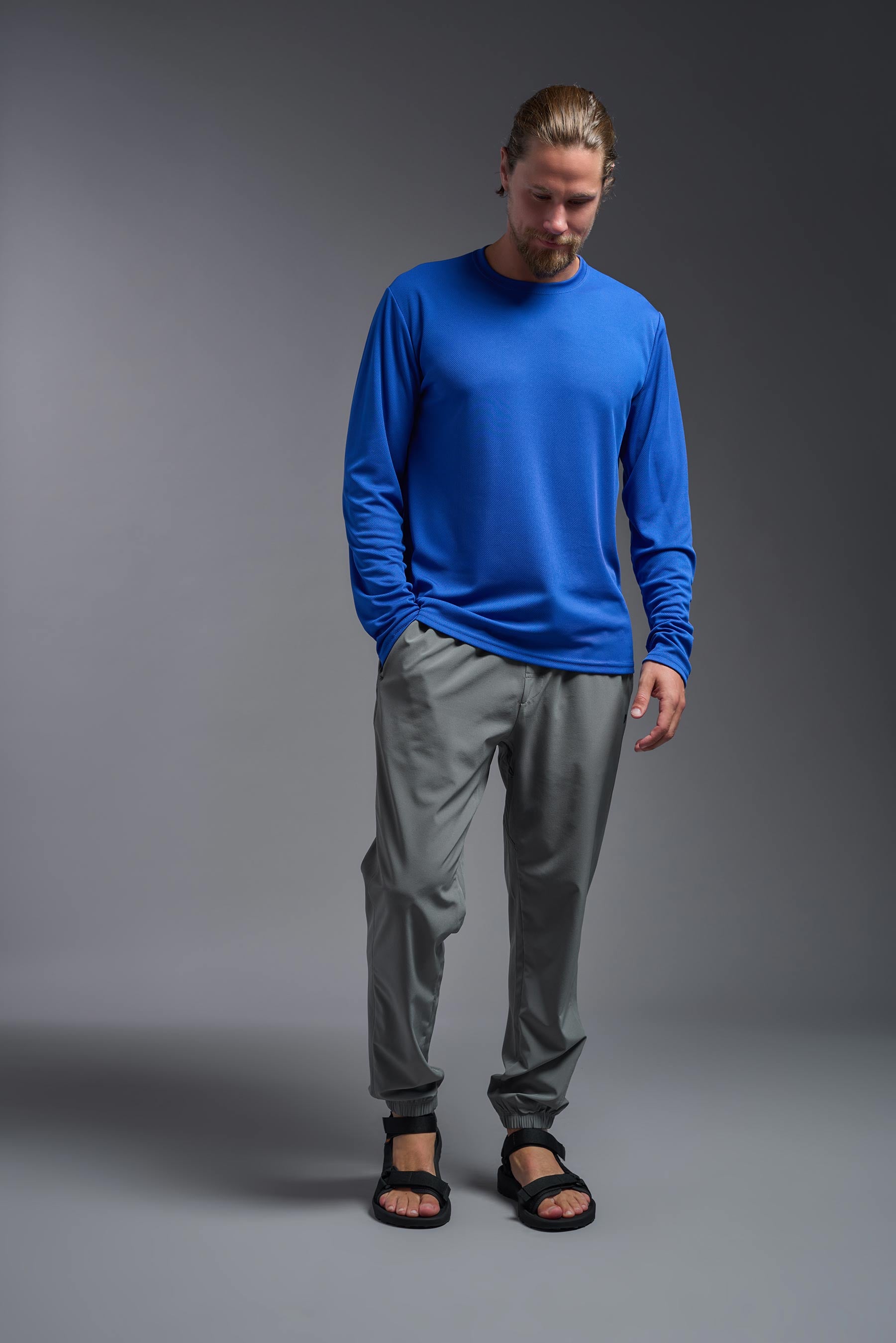 新品 anytee Diamond Blue Dyed Long Tee 2XL anytee classics] Diamond Blue Dyed Long Tee |