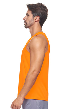 Expert Brand Wholesale Men's DriMax™ Endurance Sleeveless Tank Made in USA image 2#safety-orange