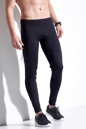 Expert Brand Wholesale Men's Running Tights in Black#black
