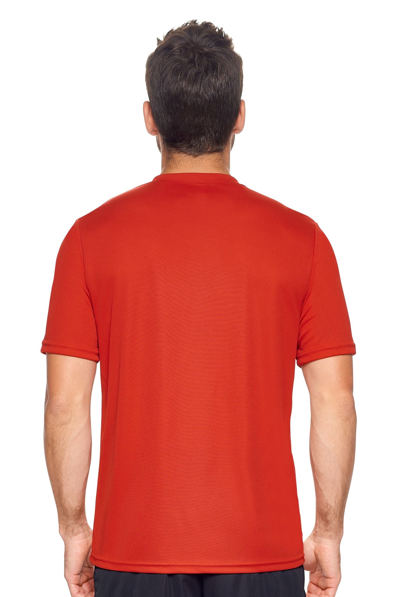 AJ802🇺🇸 Oxymesh™ V-Neck Tec Tee - Expert Brand #true-red