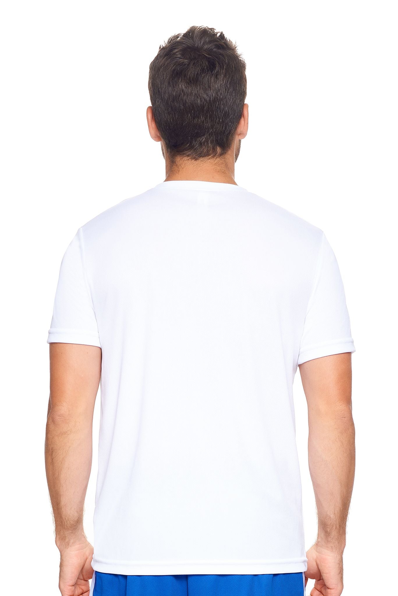 AJ802🇺🇸 Oxymesh™ V-Neck Tec Tee - Expert Brand #WHITE