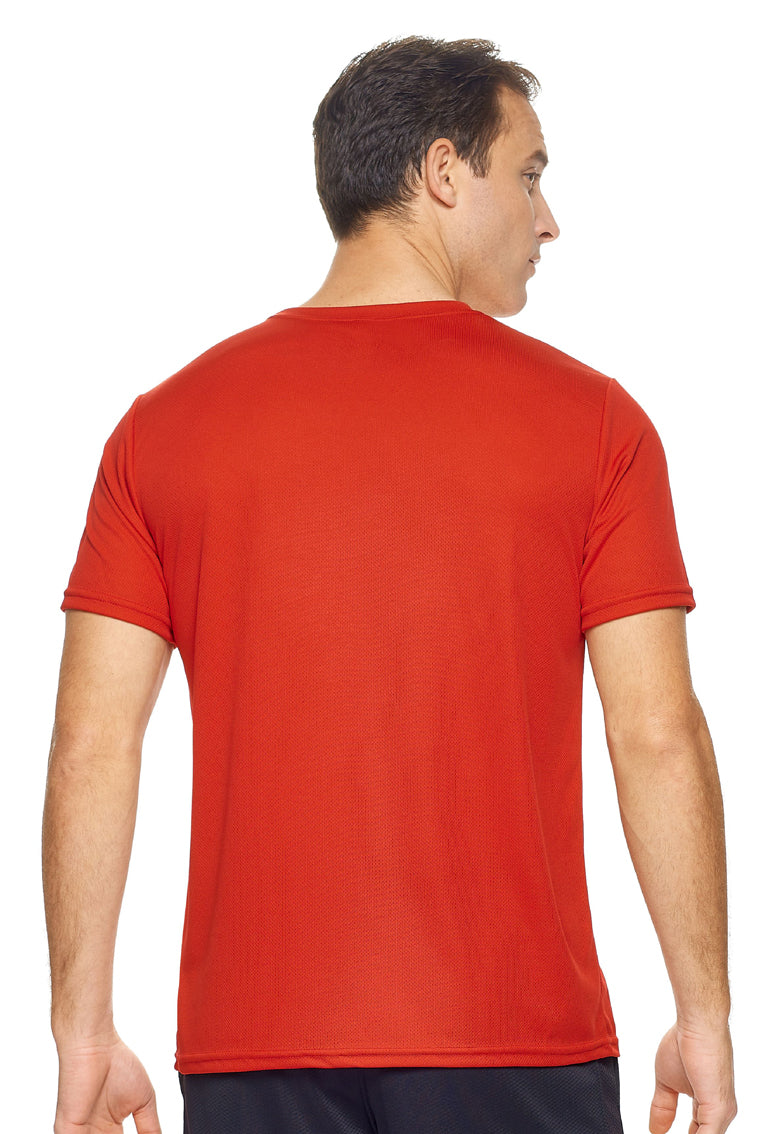 AJ801 Oxymesh™ Crewneck Tec Tee - Expert Brand #true-red