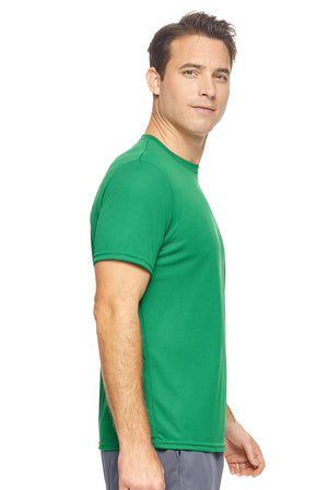 AJ801D🇺🇸 Oxymesh™ Crewneck Tec Tee - Expert Brand #KELLY GREEN