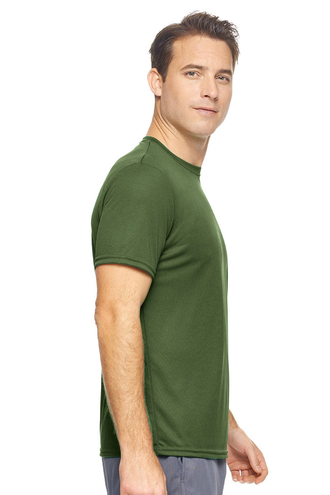 AJ801D🇺🇸 Oxymesh™ Crewneck Tec Tee - Expert Brand #MILITARY GREEN
