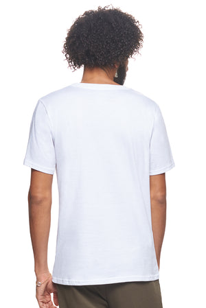 Expert Brand Wholesale Blanks Unisex Organic Cotton T-Shirt Made in USA in white Image 3#white