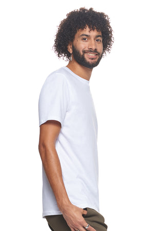 Expert Brand Wholesale Blanks Unisex Organic Cotton T-Shirt Made in USA in white Image 4#white