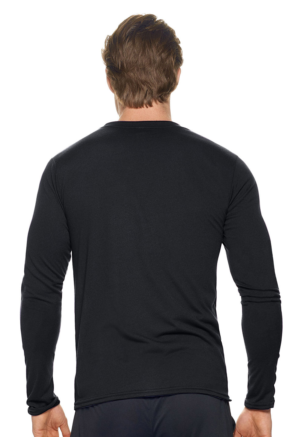 Expert Brand Wholesale Blanks Unisex Men's Long Sleeve In the Field Work Shirt Made in USA Army Black Image 3#black