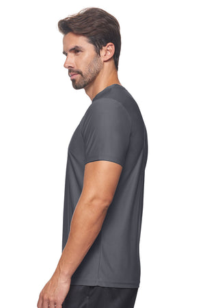 Expert Brand Wholesale Ecotek Recycled Performance Shirt Made in USA REPREVE RP801U Charcoal image 2#charcoal