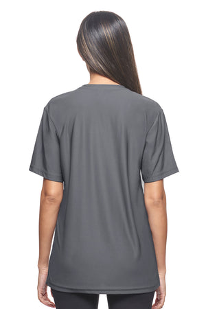 Expert Brand Wholesale Ecotek Recycled Performance Shirt Made in USA REPREVE RP801U Charcoal image 6#charcoal