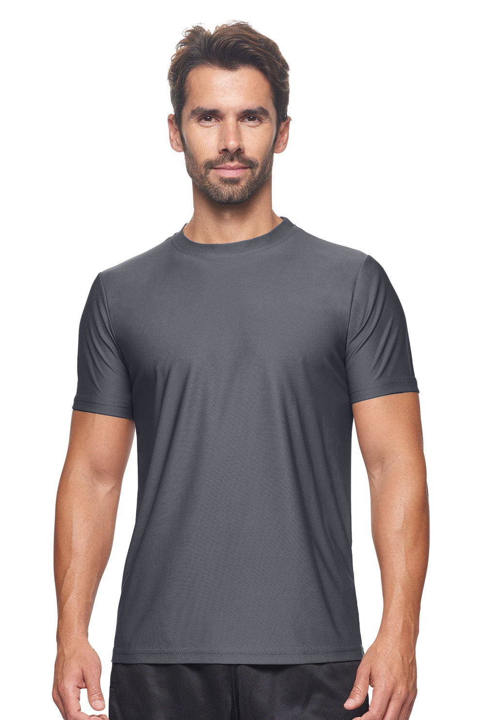 Expert Brand Wholesale Ecotek Recycled Performance Shirt Made in USA REPREVE RP801U Charcoal#charcoal