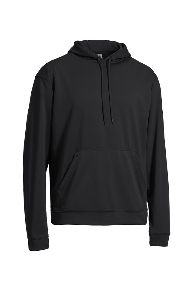 Expert Brand Wholesale Fleece Tex Unisex Hoodie in black#black