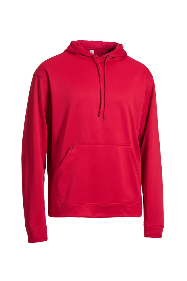 Expert Brand Wholesale Fleece Tex Unisex Hoodie in red#red