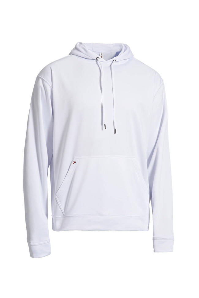 Expert Brand Wholesale Fleece Tex Unisex Hoodie in white#white