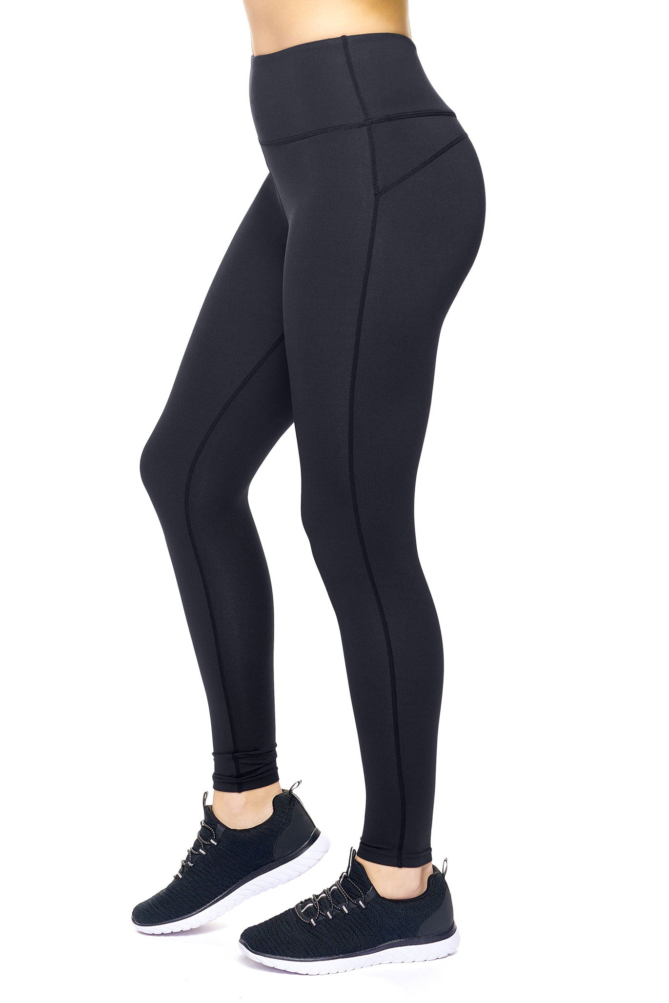 AQ1035 High-Waist Full Length Leggings - Expert Brand#black