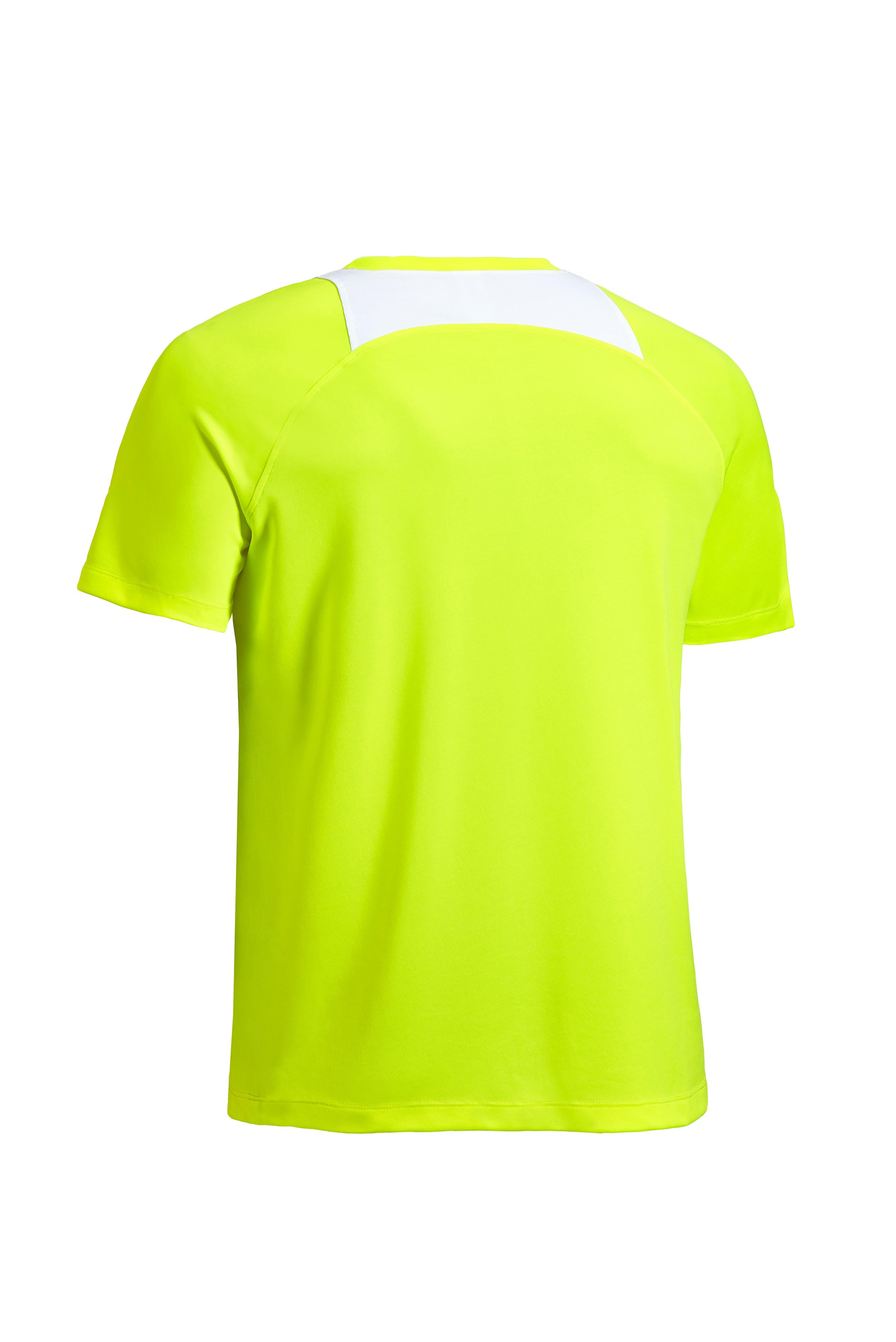 I832 DriMax™ Freefall Raglan Colorblock Tee in Safety Yellow by Expert Brand Wholesale Image 2 #safety-yellow