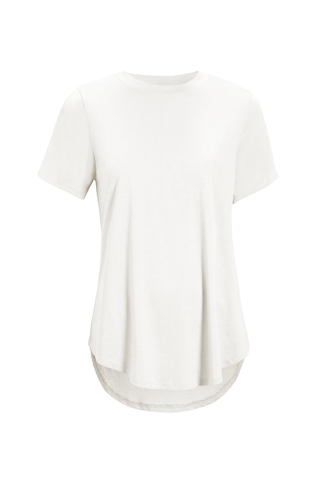 HC286🇺🇸🍃 Hemp Drape Hi-Lo Shirttail Tee