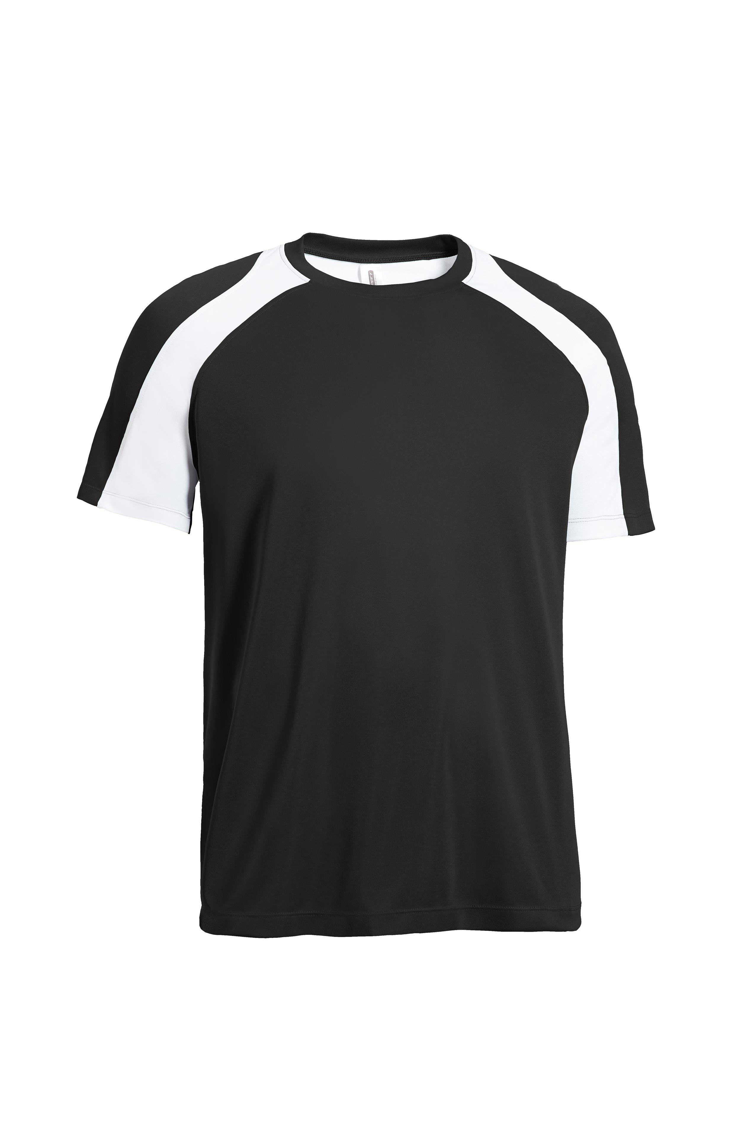 AI832 DriMax™ Freefall Raglan Colorblock Tee Expert Brand Wholesale black #black