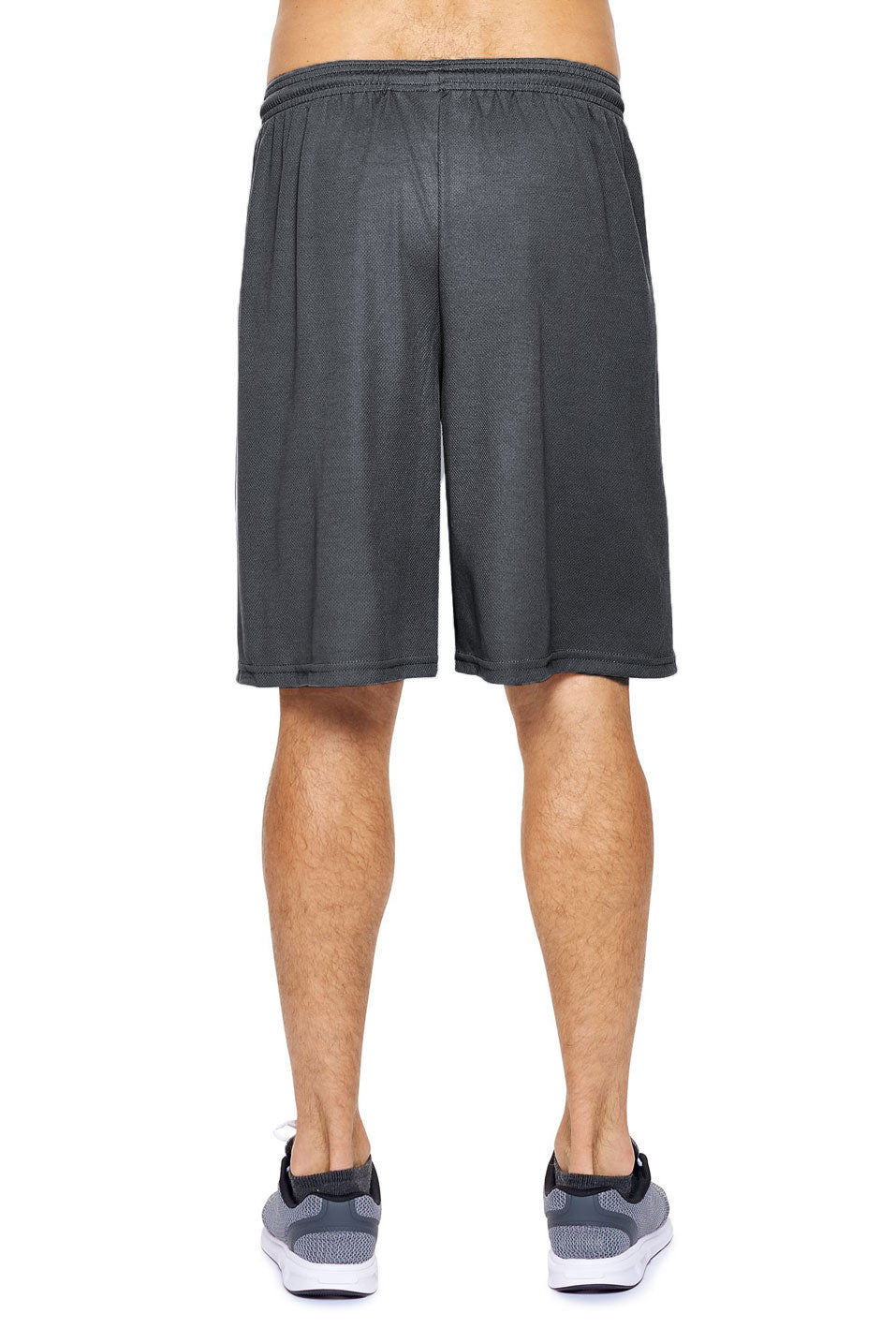 Expert Brand Wholesale Men's Made in USA Oxymesh Training Shorts in Graphite image 3#graphite