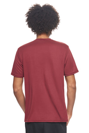 AJ801D🇺🇸 Oxymesh™ Crewneck Tec Tee#cardinal