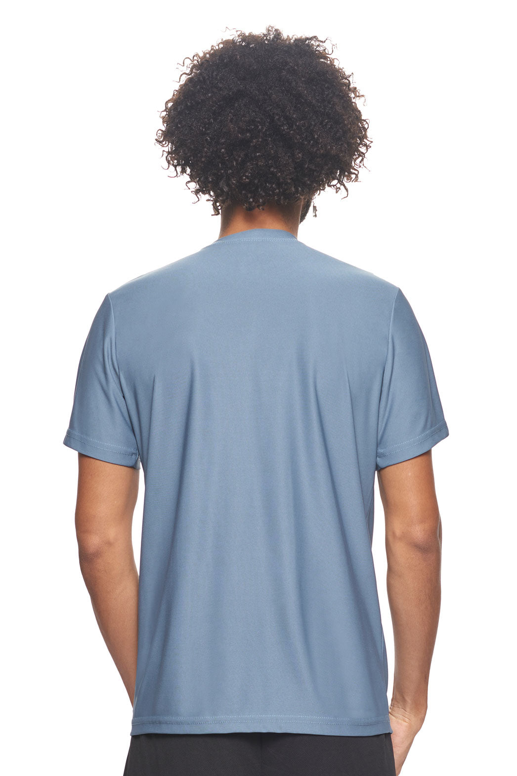 Expert Brand Wholesale Made in USA Recycled Polyester Repreve Performance Tee Unisex RP801U Tahoe image 3#tahoe