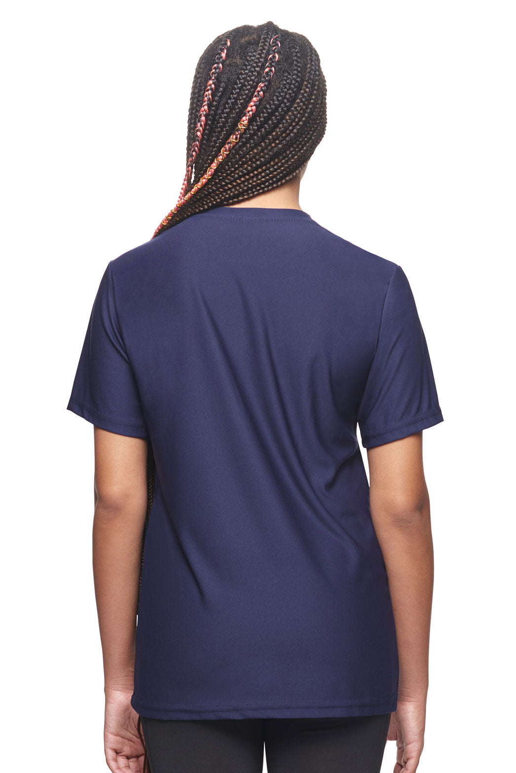 Expert Brand Wholesale Made in USA Recycled Polyester Repreve Performance Tee Unisex Twilight Image 6#twilight