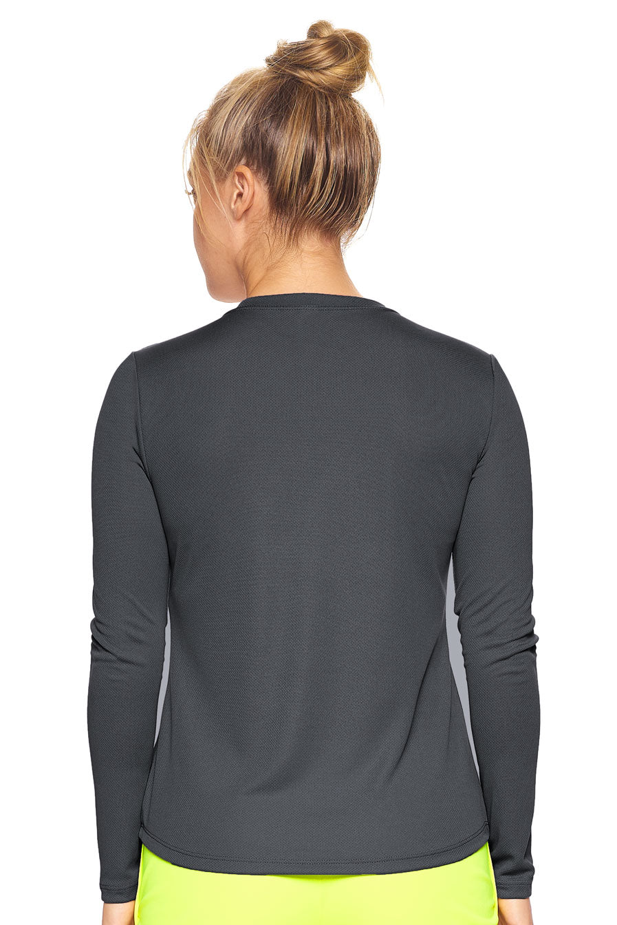 AJ301D🇺🇸 Oxymesh™ Long Sleeve Tec Tee - Expert Brand #GRAPHITE