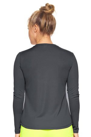 AJ301D🇺🇸 Oxymesh™ Long Sleeve Tec Tee - Expert Brand #GRAPHITE