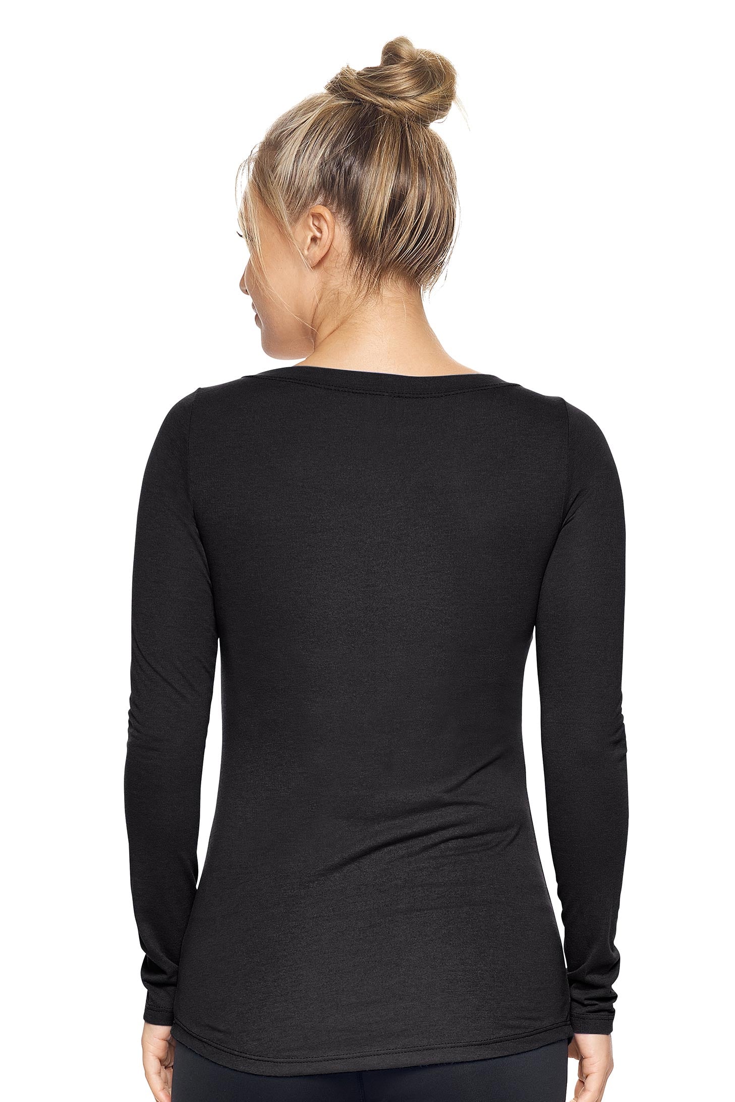 AB361🇺🇸 TriTec™ Long Sleeve Scoop Neck - Expert Brand #BLACK