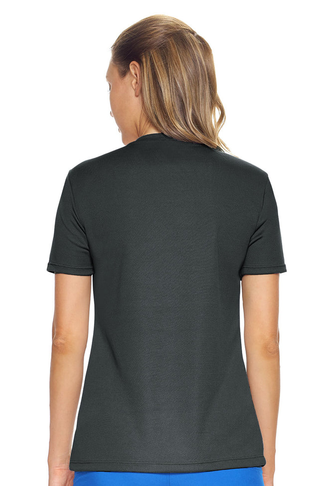 AJ202D🇺🇸 Oxymesh™ V-Neck Tec Tee - Expert Brand #GRAPHITE