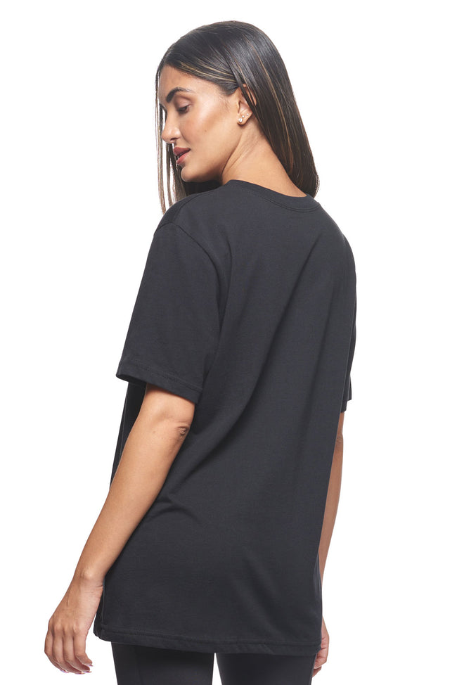 Expert Brand Wholesale Made in USA Organic Cotton Unisex Crewneck T-Shirt in Black Image 2#black