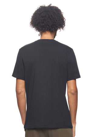 Expert Brand Wholesale Made in USA Organic Cotton Unisex Crewneck T-Shirt in Black Image 5#black