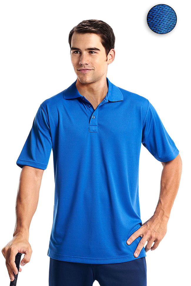 Expert Brand Wholesale Men's AJ850 Oxymesh™ City Polo Royal Blue image 2 #royalblue