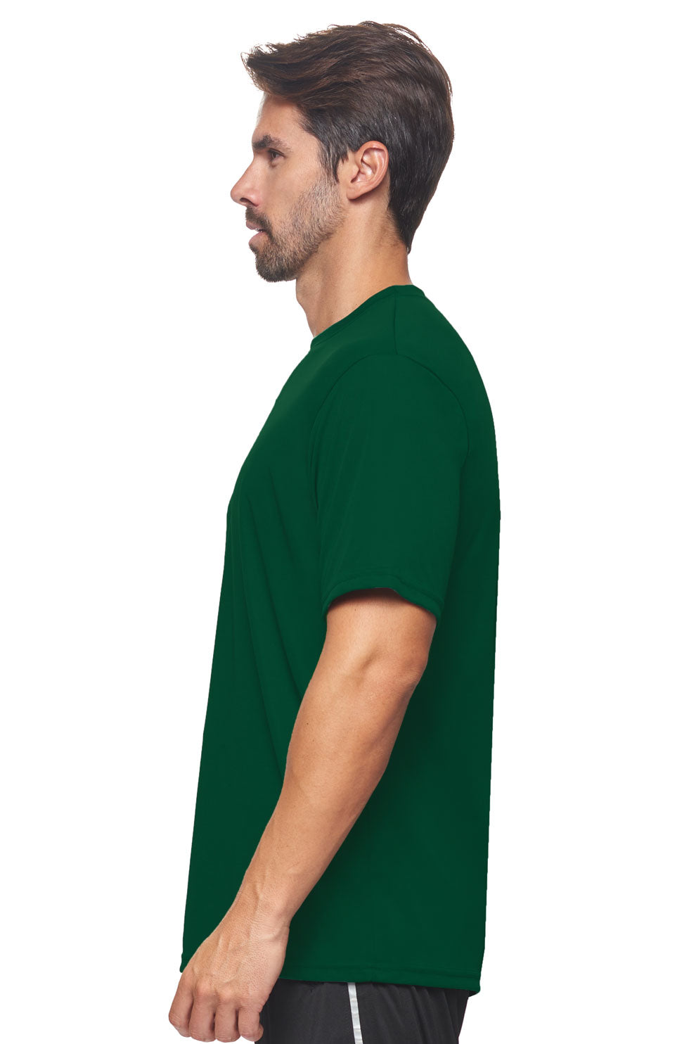 Expert Brand Wholesale Men's DriMax™ Crewneck Performance Tee Made in USA AI801D forest green image 3#forest