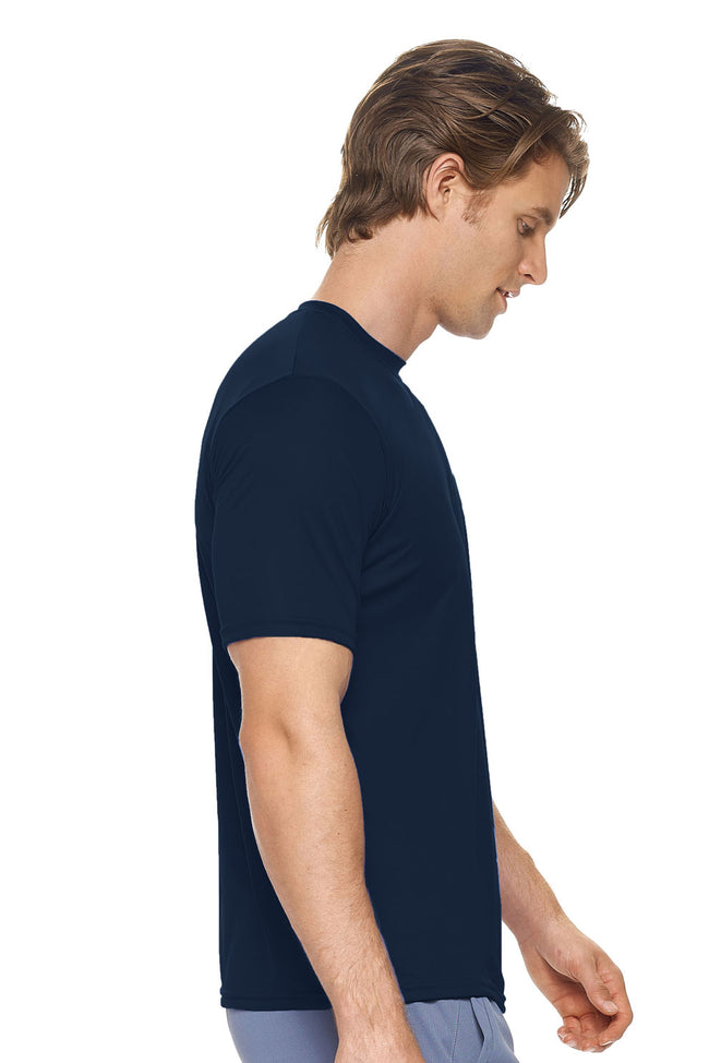 Expert Brand Wholesale Men's DriMax™ Crewneck Performance Tee Made in USA AI801D navy image 2#navy