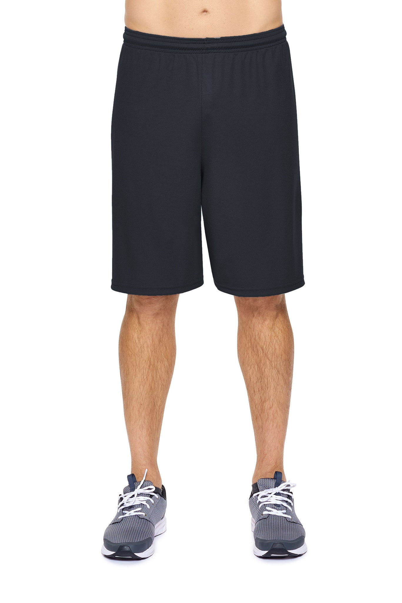Expert Brand Wholesale Men's Fitness Shorts in Black Made in USA#black