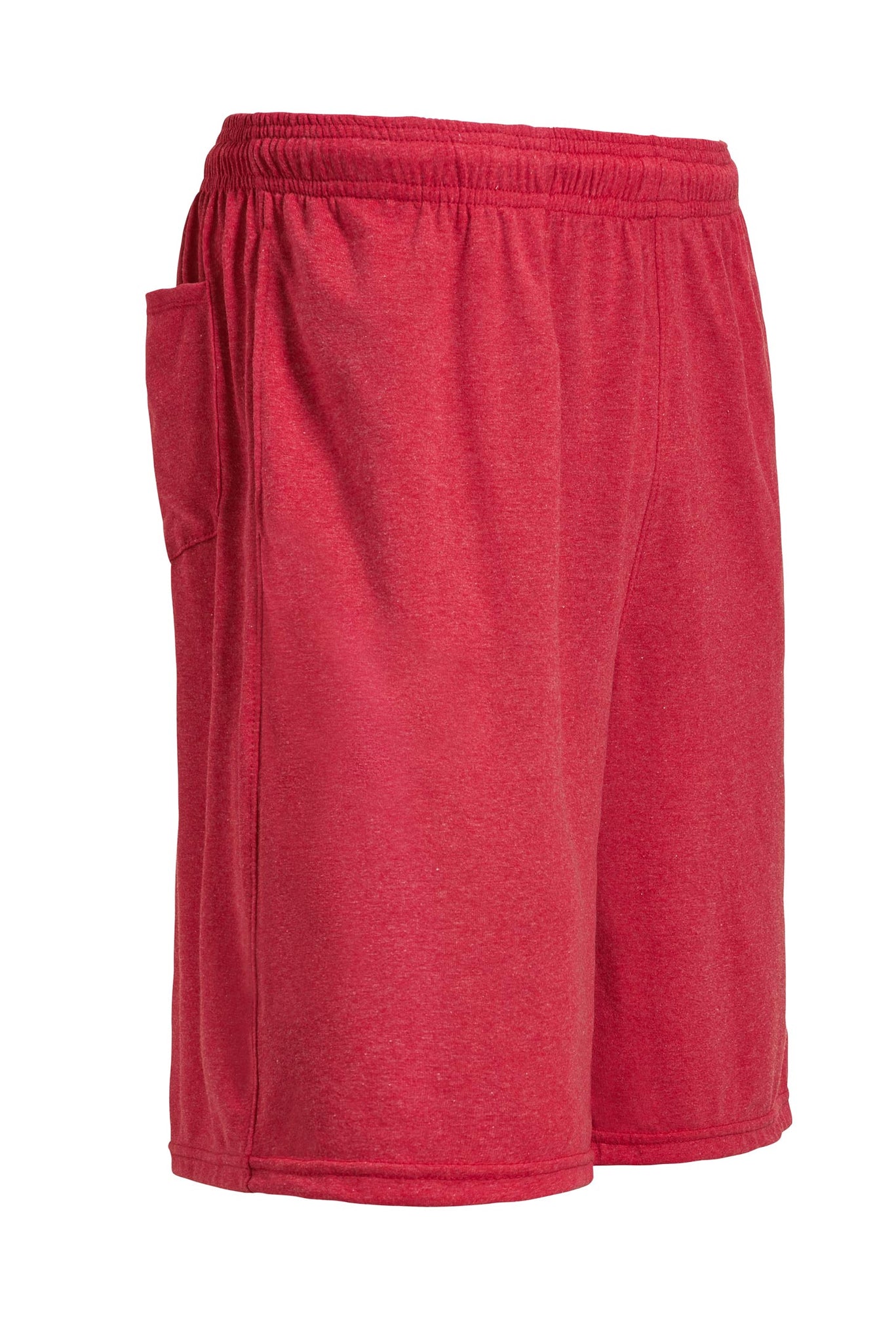 Expert Brand Wholesale Men's Gym Shorts with pockets dark heather red#dark-heather-red