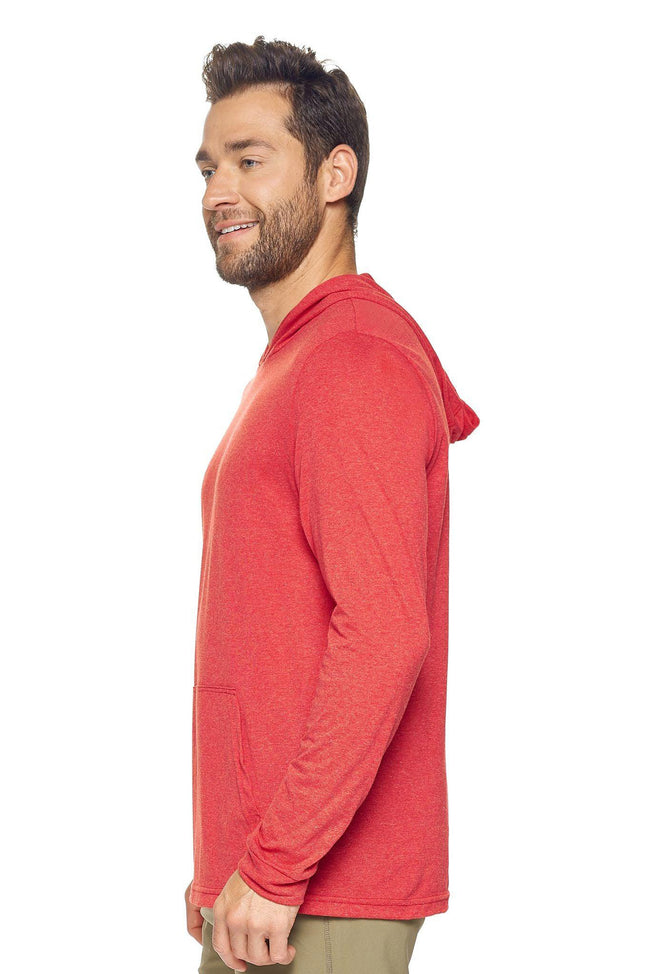 AA920🇺🇸 Performance Heather Hoodie Shirt - Expert Brand #dark-heather-red