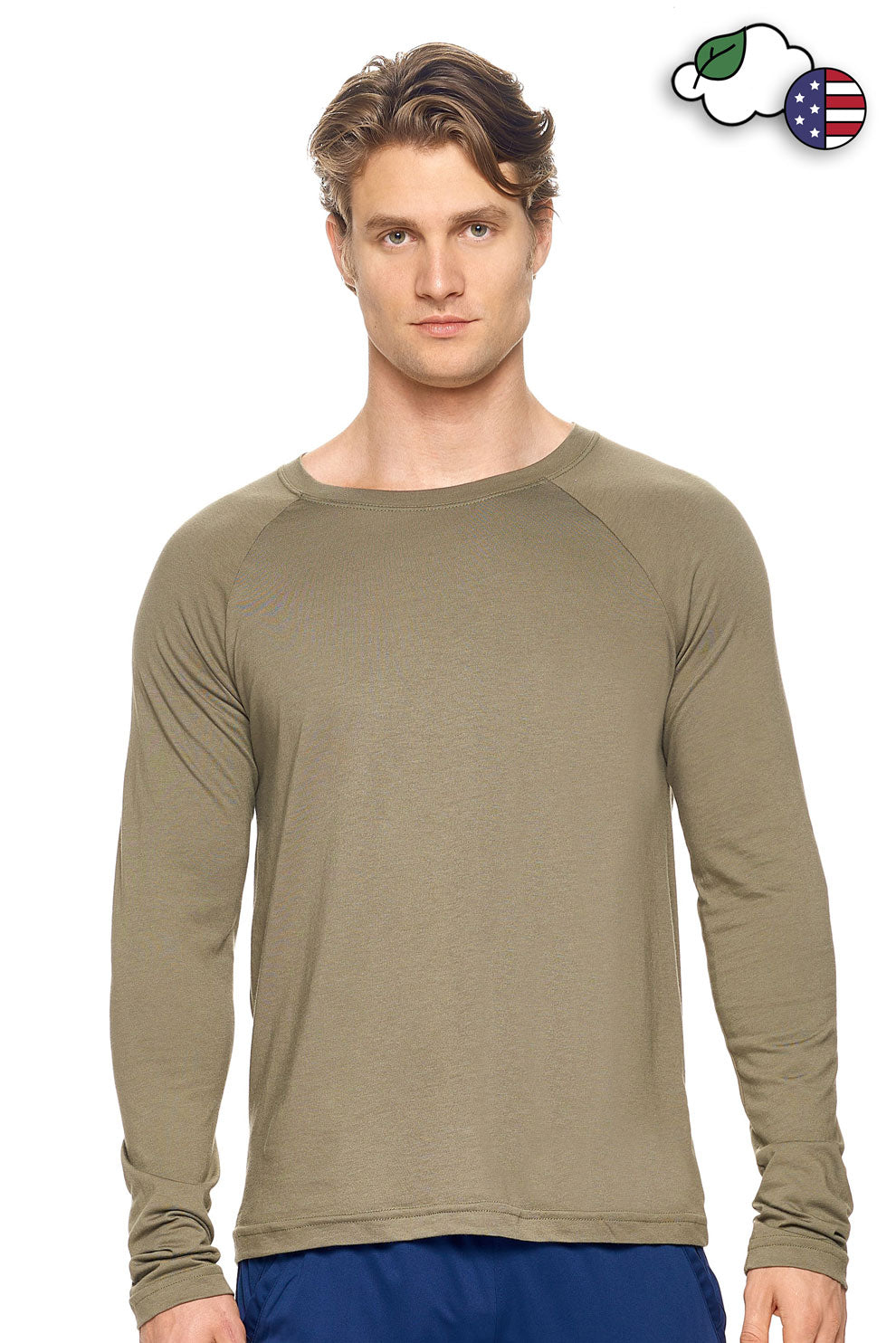 MC933🇺🇸🍃 MoCA™ Long Sleeve Raglan - Expert Brand#olive