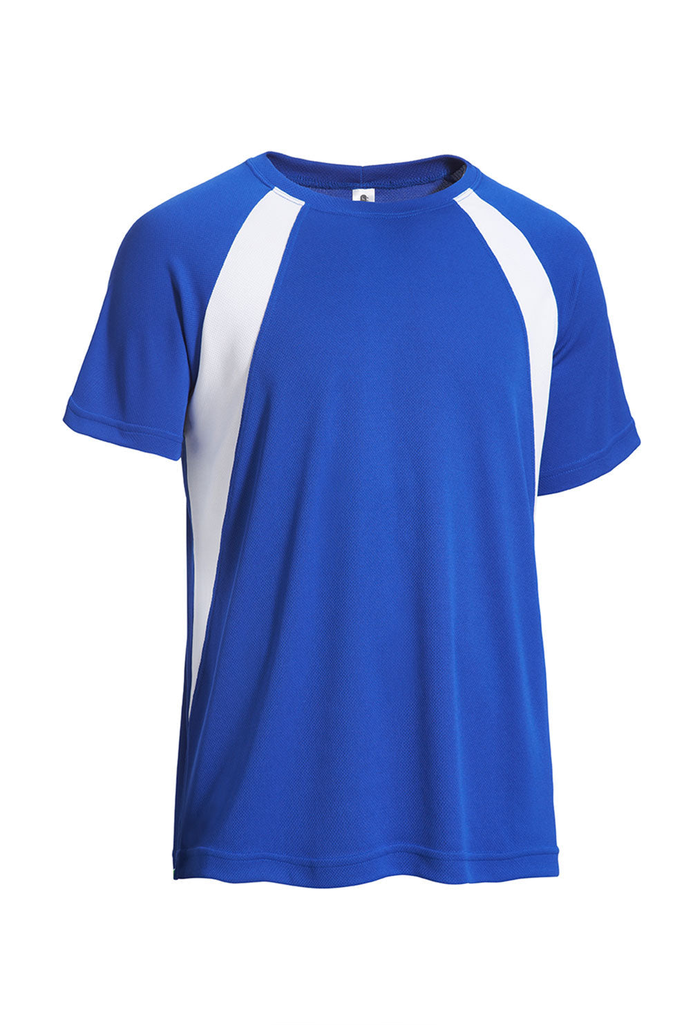 Expert Brand Men's Oxymesh Raglan Color Block Tee in Royal Blue #royal-blue