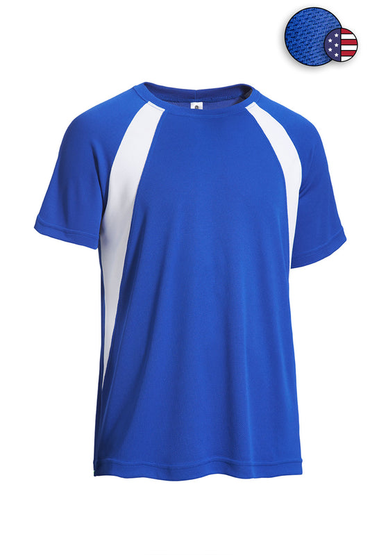 AJ824 Oxymesh™ Raglan Colorblock Tee