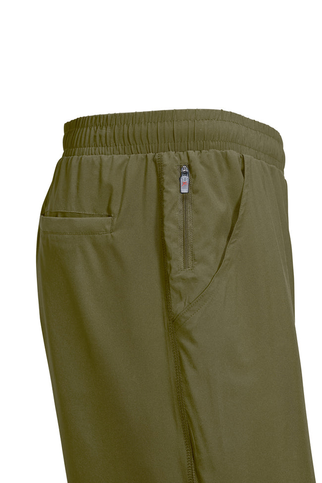 Expert Brand Wholesale Men's Paradise Shorts Gym Workout in Olive Green Image 4#olive-green