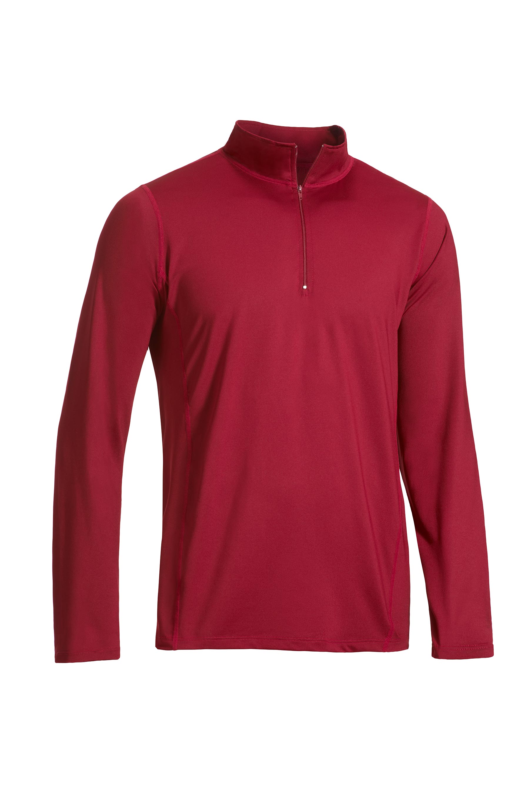 AU905🇺🇸 1/4 Zip Pullover Track Training Top #crimson