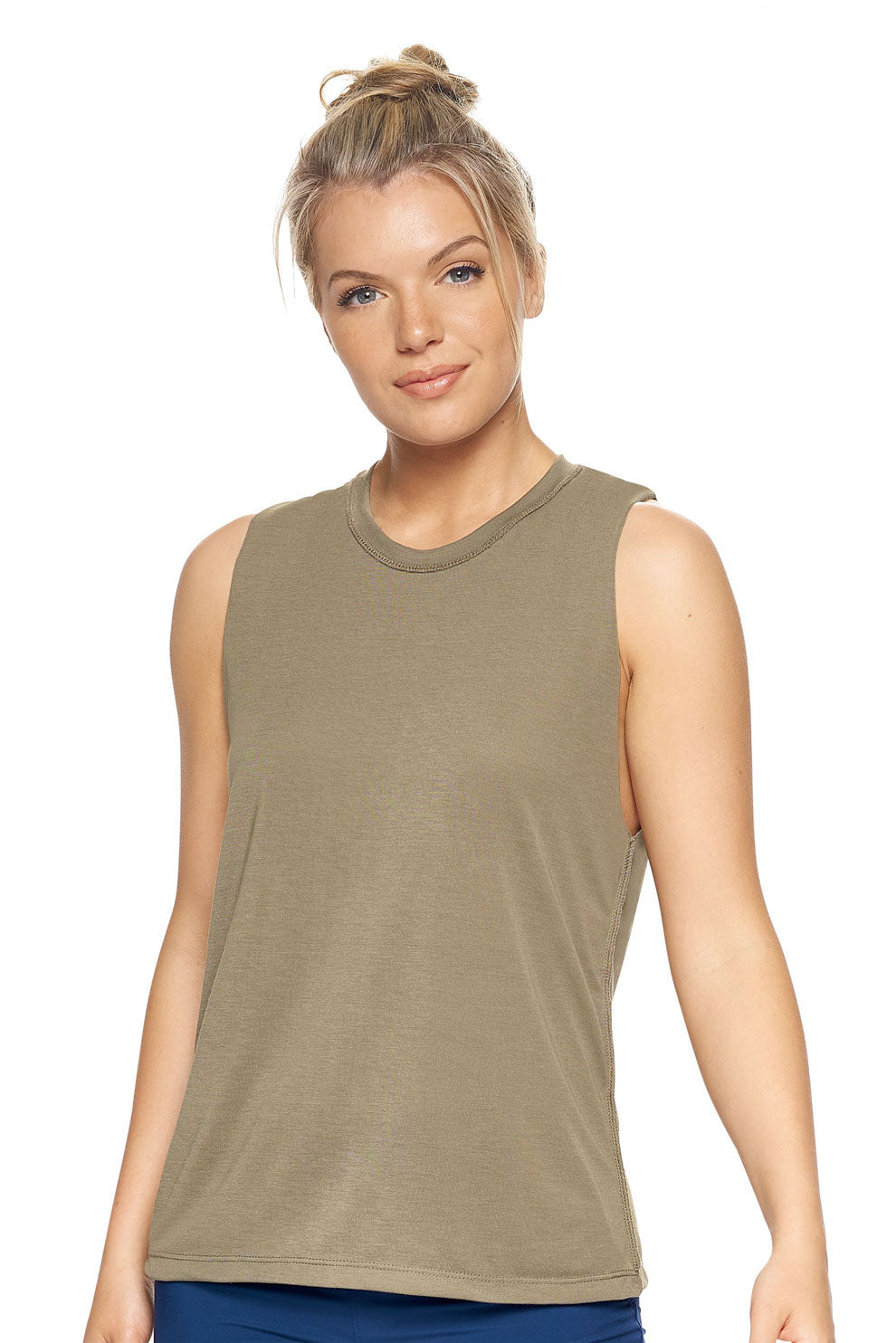 BE220🇺🇸 Siro™ Raw Edge Muscle Tank - Expert Brand#olive