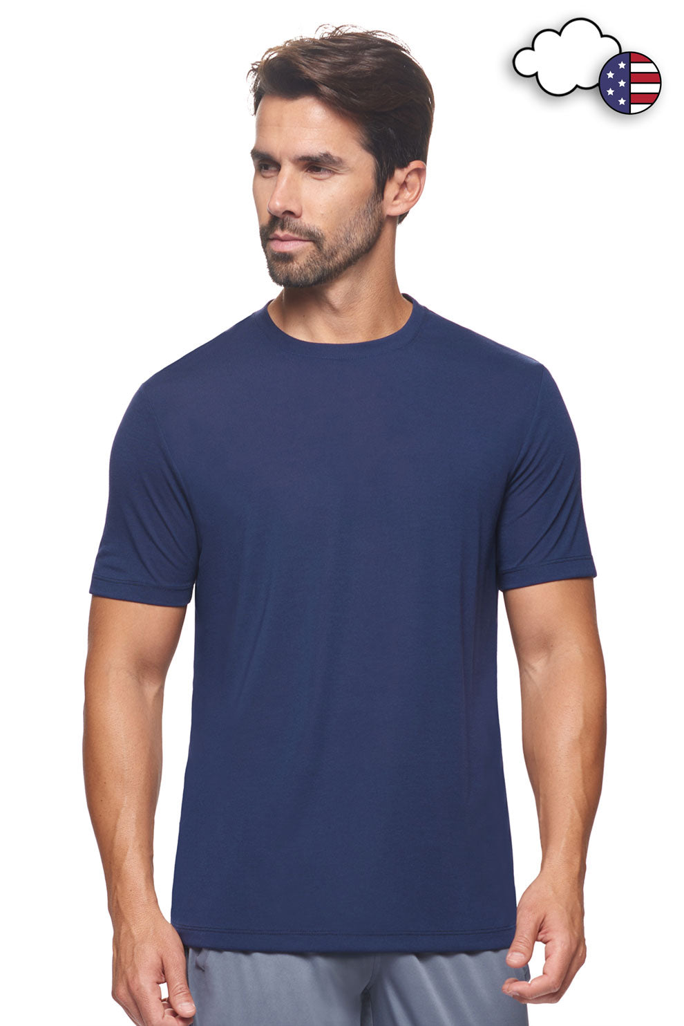 Expert Brand Wholesale Men's Siro Crewneck Tee Soft Navy#navy