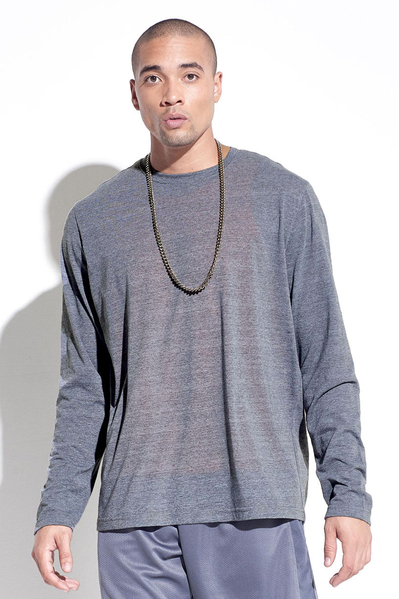 AB901 TriTec™ Long Sleeve Tee Expert Brand #CHARCOAL