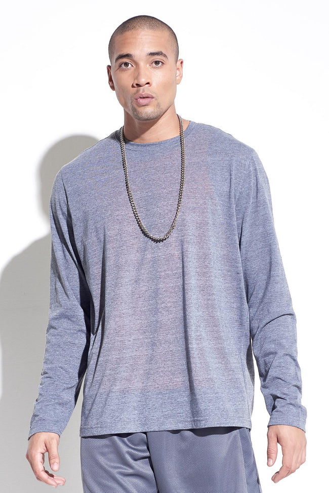 AB901🇺🇸 TriTec™ Long Sleeve Tee - Expert Brand #CHARCOAL