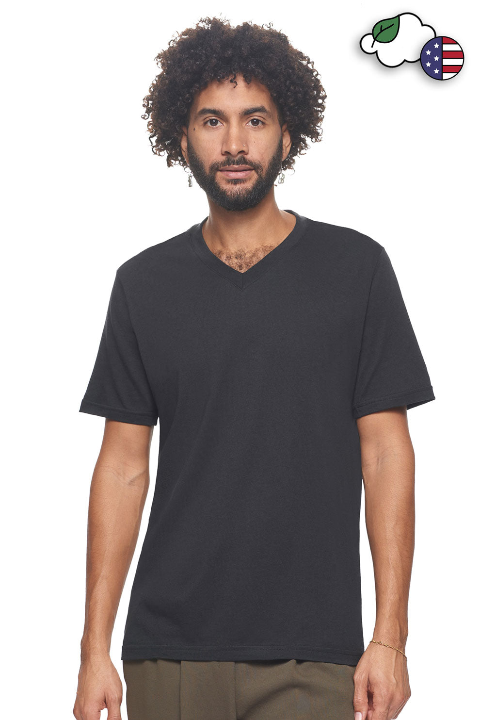 MC802🇺🇸🍃 MoCA™ V-Neck Tee - Expert Brand#black