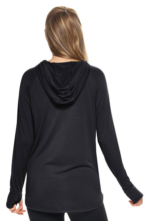 Expert Brand Wholesale Super Soft Eco-Friendly Performance Apparel Fashion Sportswear Women's Hoodie Long Sleeve Shirt Made in USA black 3#black
