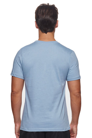 Expert Brand Wholesale Unisex Organic Cotton Tee Made in USA SC801U Canyon Blue image 3#canyon-blue